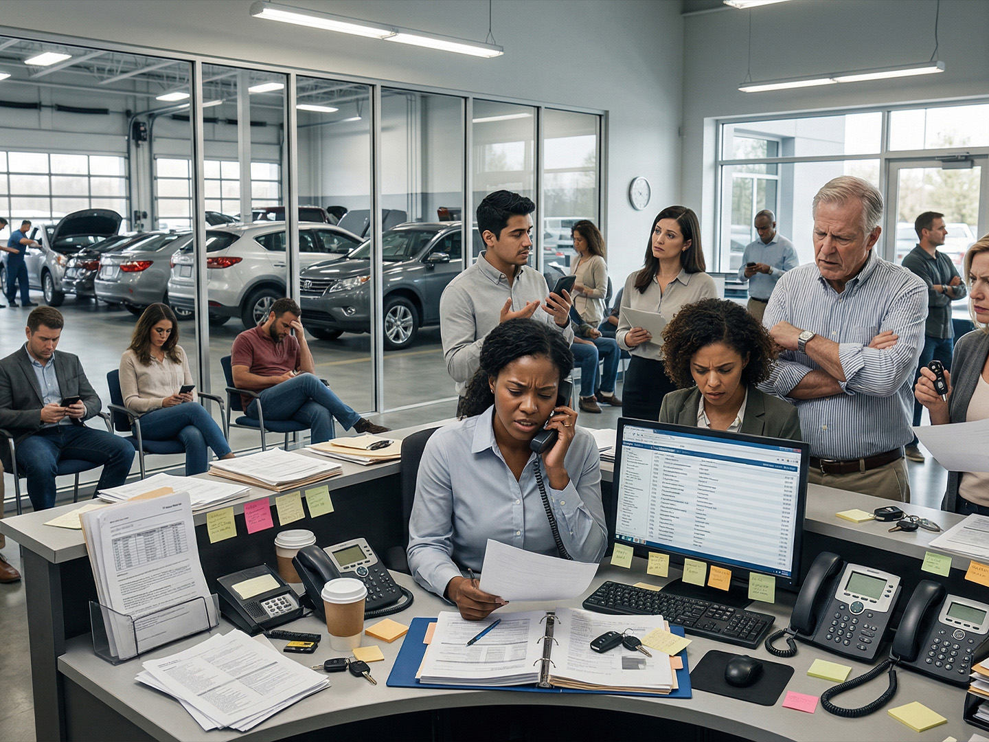Inefficient Service Scheduling